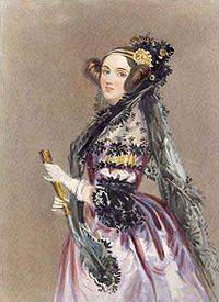 The beautiful Ada Lovelace the first computer programmer.