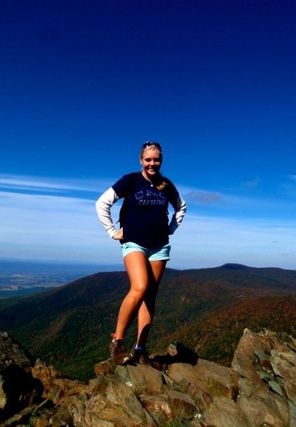 Ande at the top of Old Rag Mountain in Shenandoah National Park!