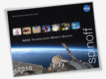 Spinoff Cover showing view of Earth from shuttle