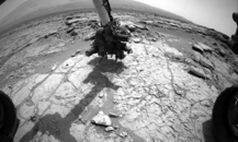 Curiosity's drill in place for load testing