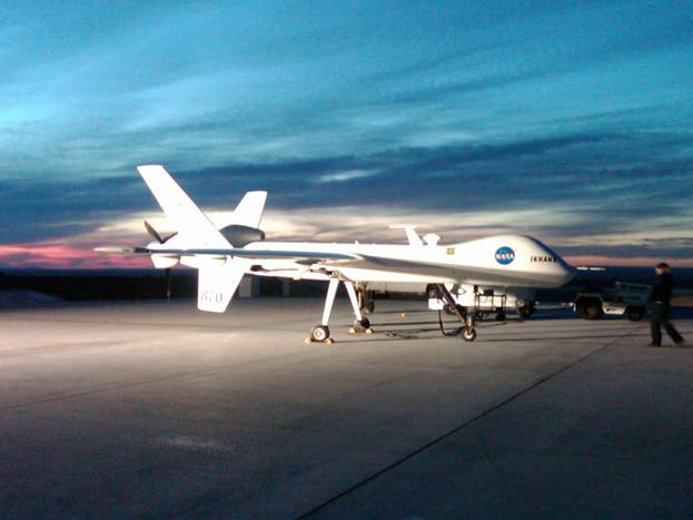 NASA's Ikhana uninhabited aerial vehicle, one of the many aircraft that NASA's technicians keep in top condition.