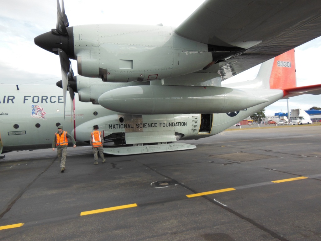 109th AW LC-130 at Christchurch, New Zealand