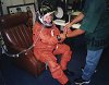 Astronaut prepares for flight