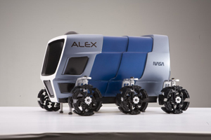 Advanced Lunar Explorer (ALEX) rover model