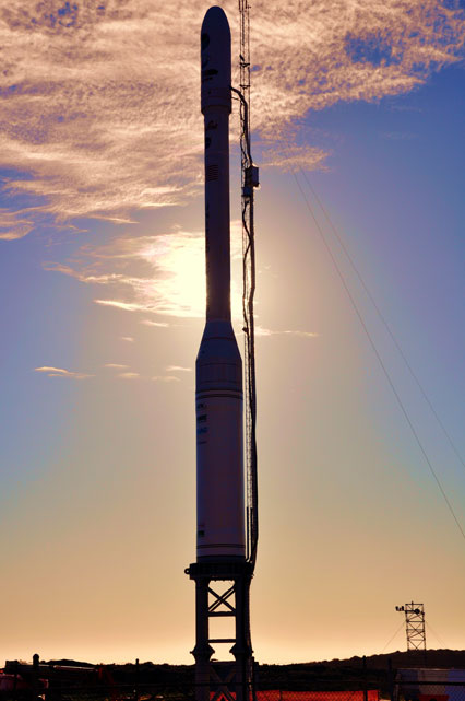 OCO and Taurus XL at sunset